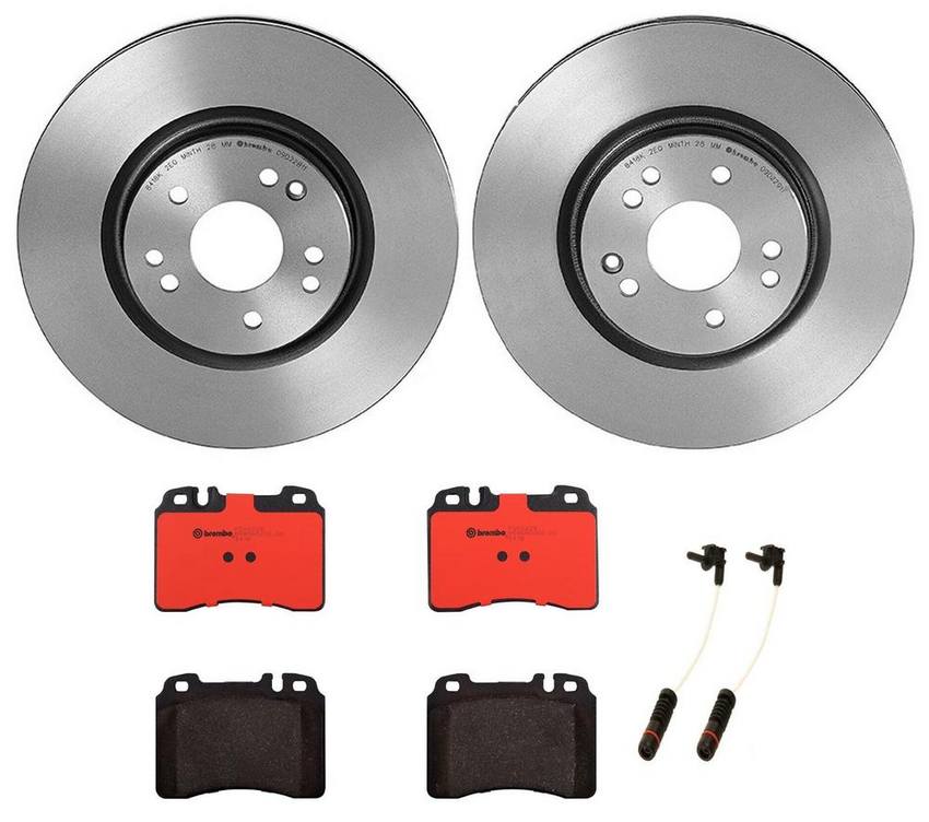 Brembo Brake Pads and Rotors Kit Front (320mm) (Ceramic) Brembo